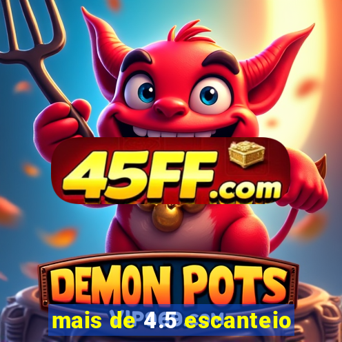 mais de 4.5 escanteio